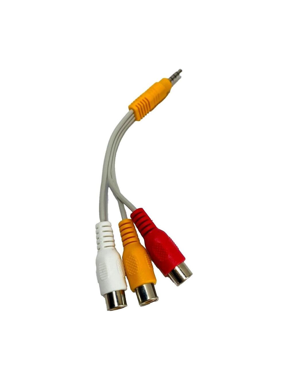 3.5mm AV Male to 3RCA Female M/F Audio Video Stereo Jack Adapter Cord Brand New - Picture 2 of 4